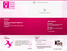 Tablet Screenshot of coletivomulhervida.org.br